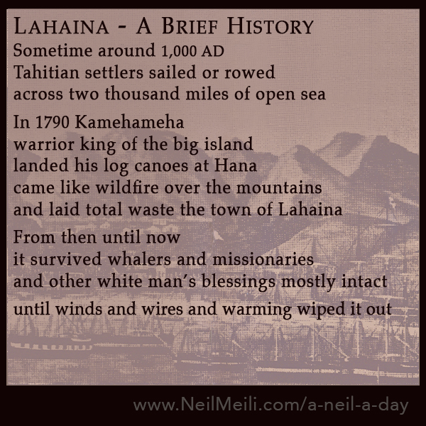 Lahaina – A Brief History – Neil Meili